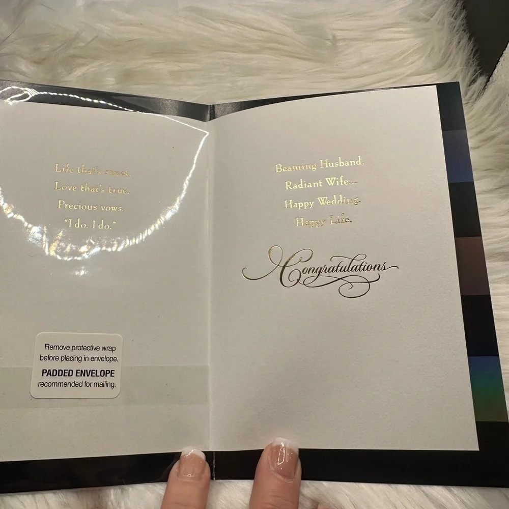 🩵5/$8 Mr. & Mrs. Greeting card